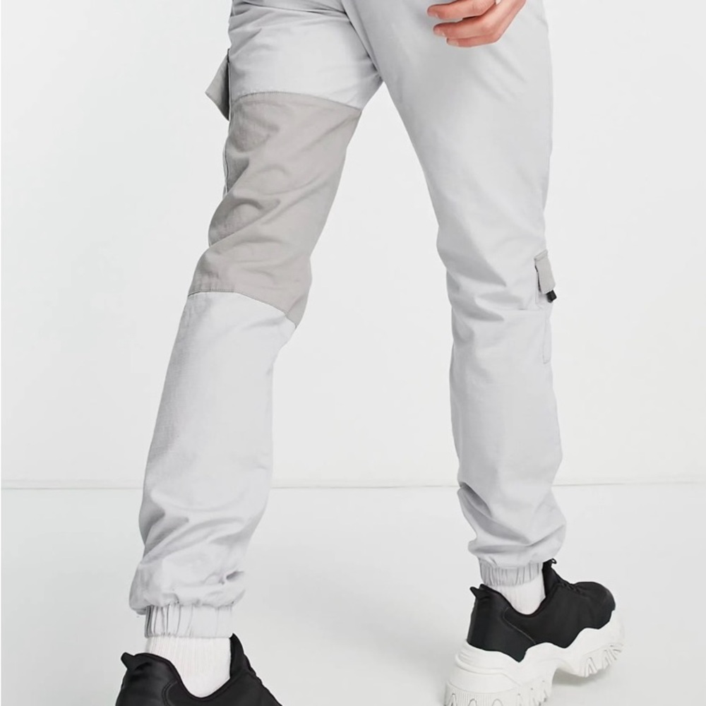 Men's Colorblock Ripstop Cargo Joggers - Picture 2 of 10